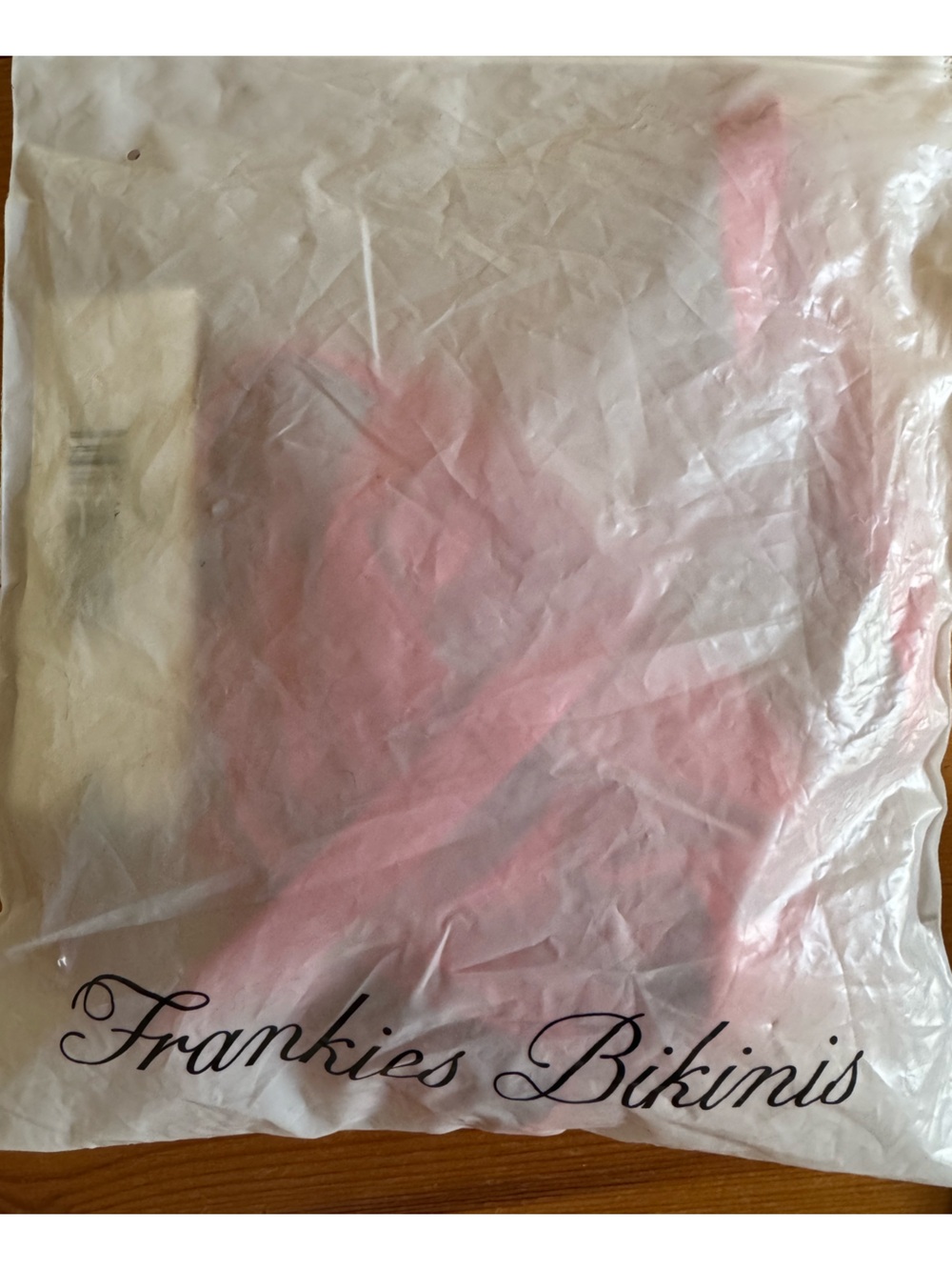 Free People Frankie's Bikinis Reece Red Satin Bandeau Bikini Top - Picture 6 of 7